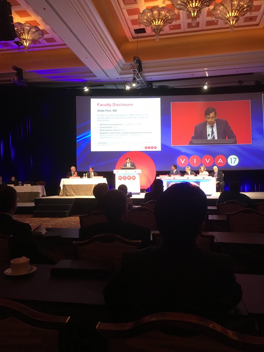 CardiologyToday's tweet photo. Aloke Finn, MD: DCBs may confer downstream emboli effects based on studies in swine #VIVA17 @VIVAPhysicians #VIVA2017 #VIVAPVD https://t.co/Qjk0EtH3sT