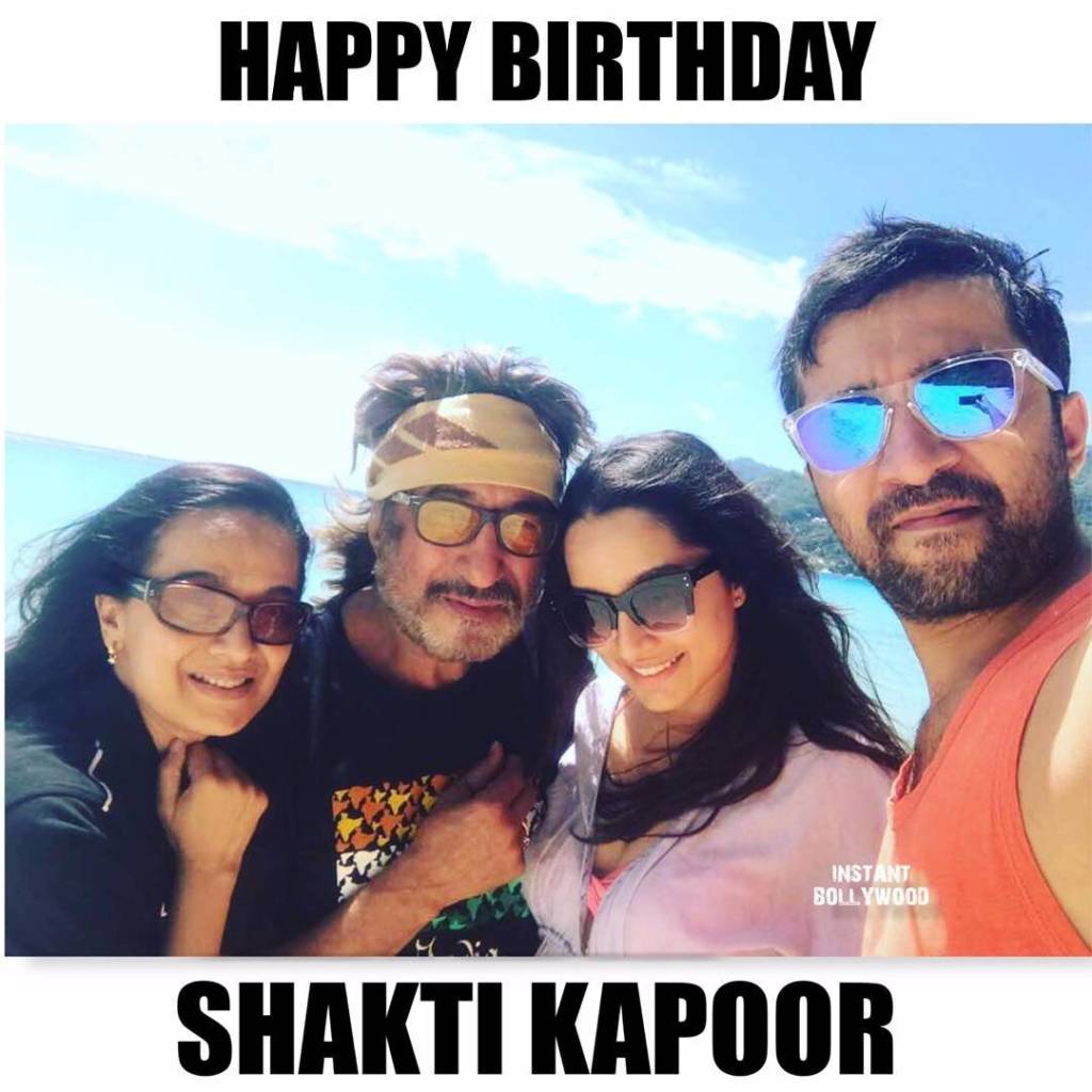 Happy Birthday  to Shakti Kapoor, he turns 59. Double Tap to wish & please leave 