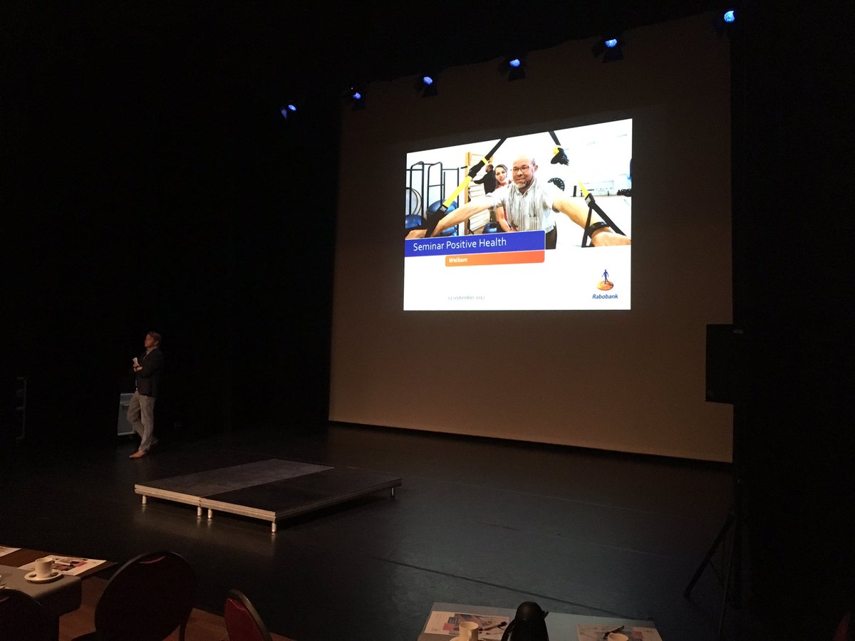 Seminar Positieve Gezondheid van @RaboPML vanavond <a href="/DOKCinema/">DOK6 Cinema</a>! Mooi en divers publiek met gemeenschappelijke passie: zorg voor de mens!
