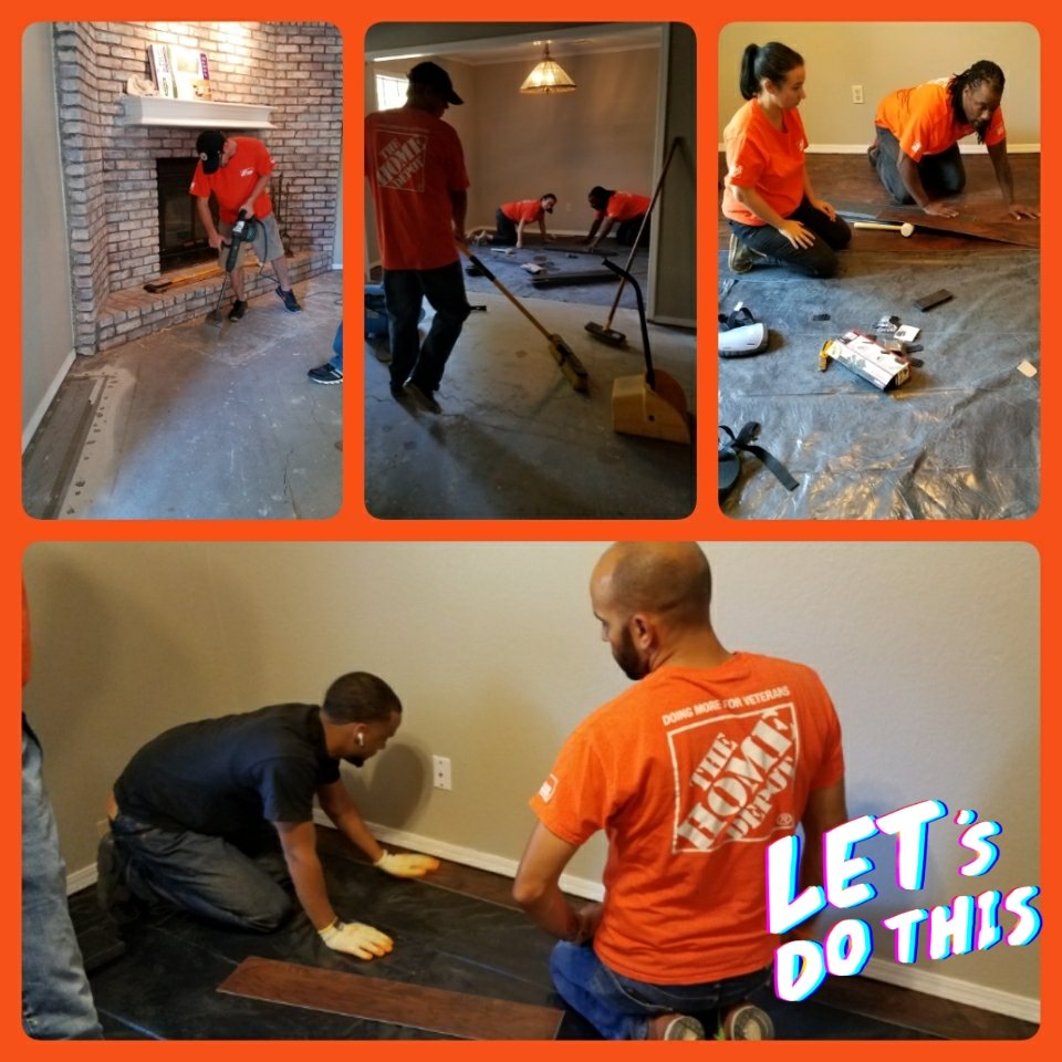 #D262FURY Celebration of Service project we are rocking and rolling doing what we can to make a veterans life a little easier #choosetoserve