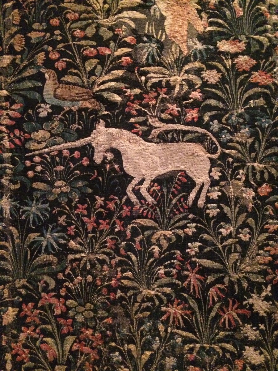 V&A on Twitter "A beautiful tapestry with a unicorn and millefleurs