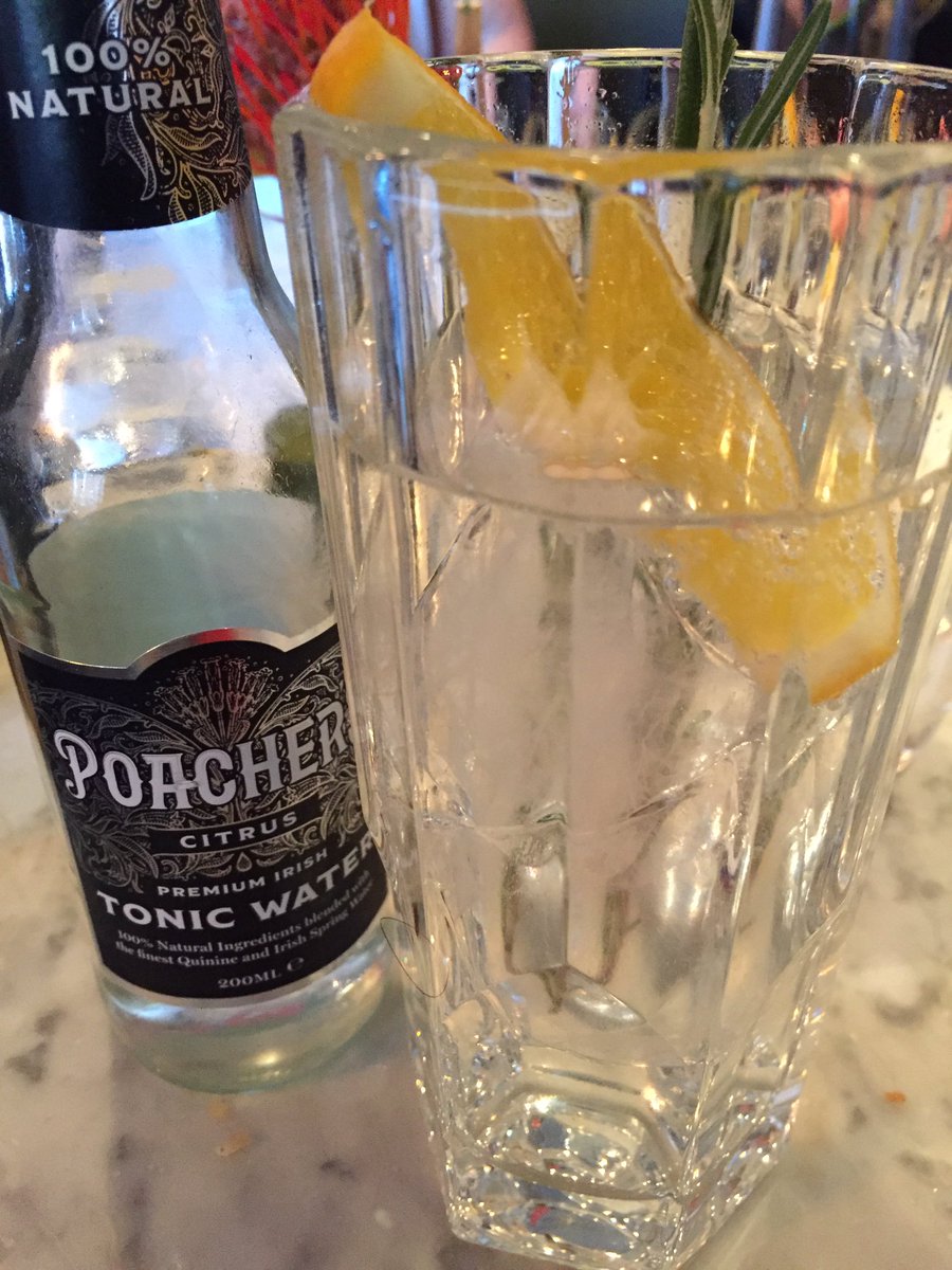 #PoachersTonic in #balfes at the westbury. Straight serve. Great drink if you are driving.