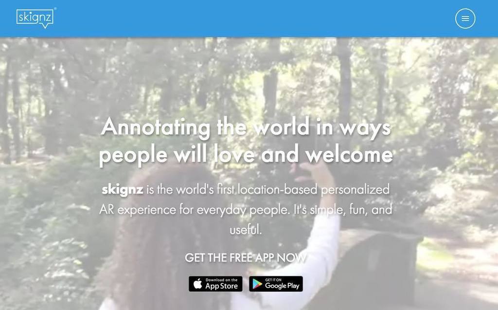 discoverskignz's tweet photo. Today sees the launch of @skignz new website... please take a look to find out more about Location based AR #discoverskignz #RealGeoAR #Peo… https://t.co/K8QXUpFBUS