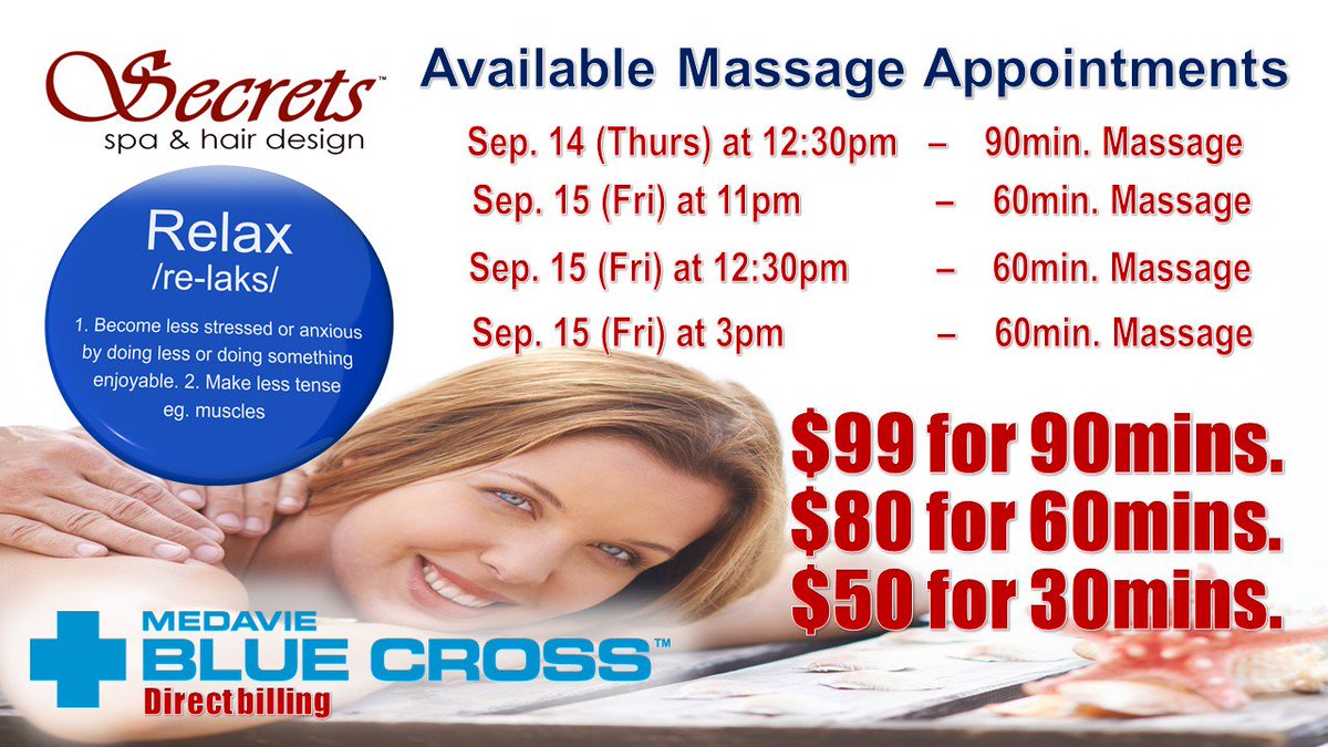 SSHairDesign's tweet image. Reward yourself with the GIFT of RELAXATION! Be Stress FREE at Secrets Spa and Hair Design! Book yourself a 90min. Hot Stone/Swedish