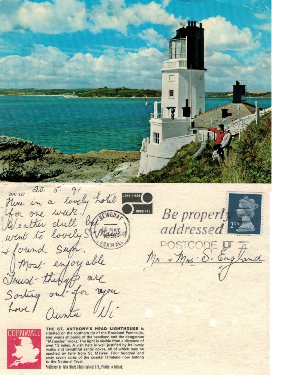 HilsGE's tweet photo. With love from Cornwall (1991) https://t.co/6IM77u6UUk https://t.co/sdOIpOzZzw