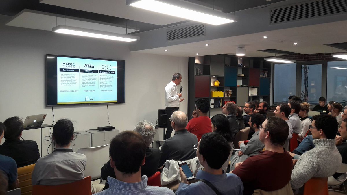 #EnDirect : <a href="/XLagarrigue/">Xavier Lagarrigue</a> présente #LaPiscine et ses startups 😌 #MLParis