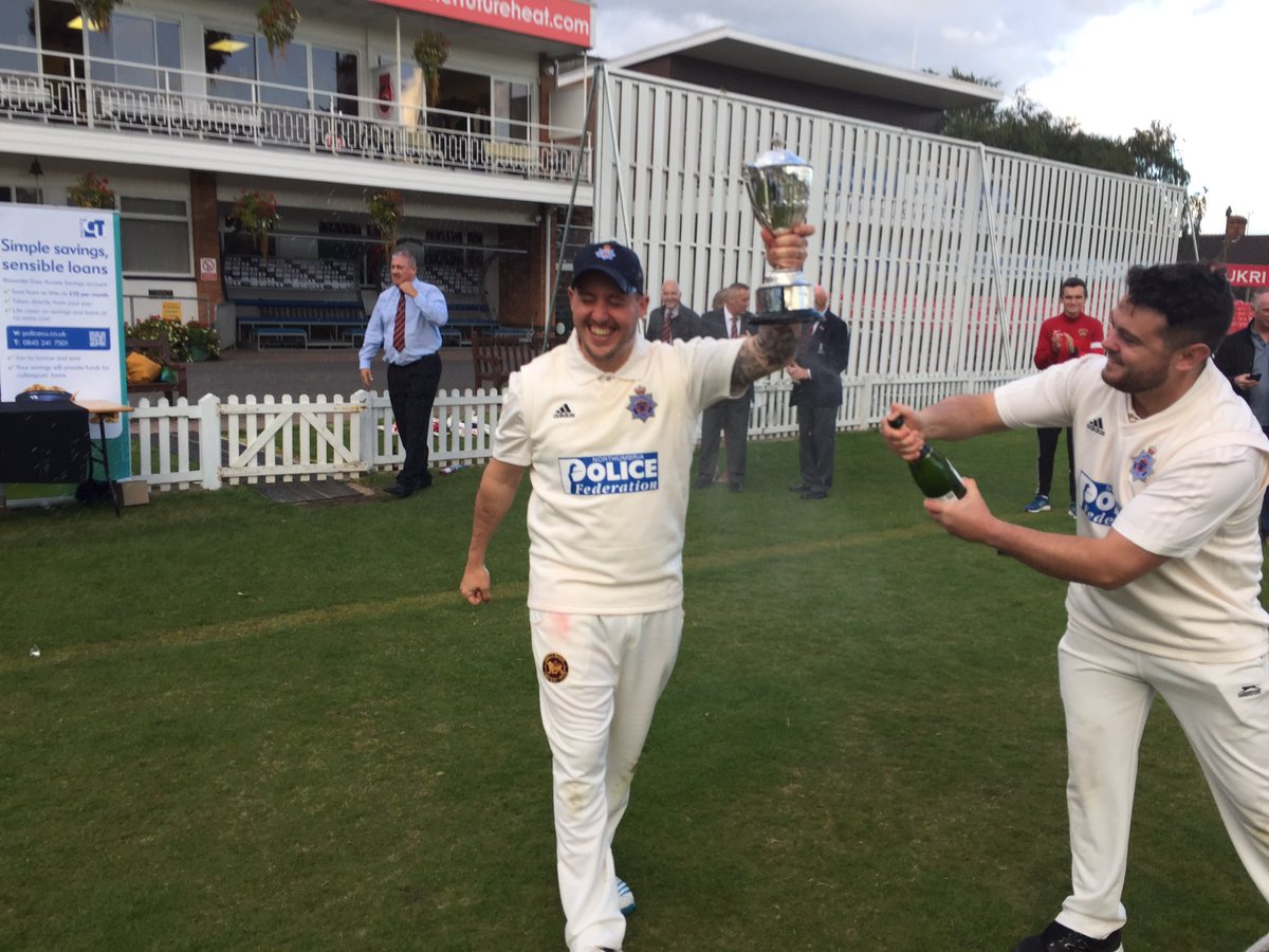 britishpolicecc's tweet photo. Winning captain Steve Patterson and @northumbriapol team https://t.co/ZmOQDefzeq