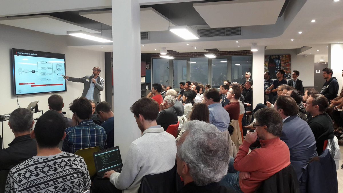LaPiscine_io's tweet image. #EnDirect : Jérôme nous présente @Deep_Algo et discute challenges dans le Code Mining ! 🤓😍#tech #MLParis