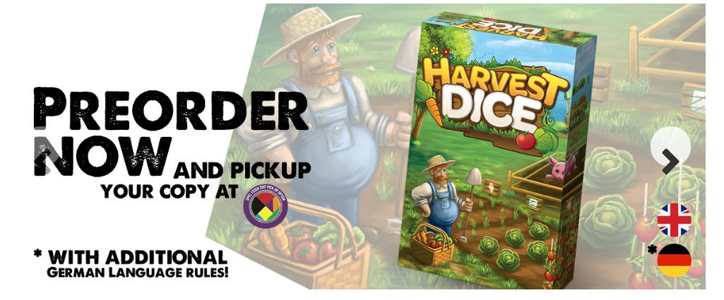 CorinaACretu's tweet photo. Just ordered #inbetween and #harvestdice from @BoardAndDice with @SpieltageEssen pick-up @Rindert_vdE #soexcited #cantwait #SPIEL17 #Essen https://t.co/rf6xwoIo3c