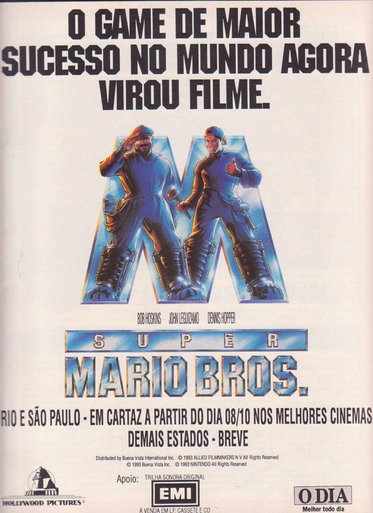 NeoGamer X:ssä: Propaganda brasileira do filme Super Mario Bros. (1993)   / X