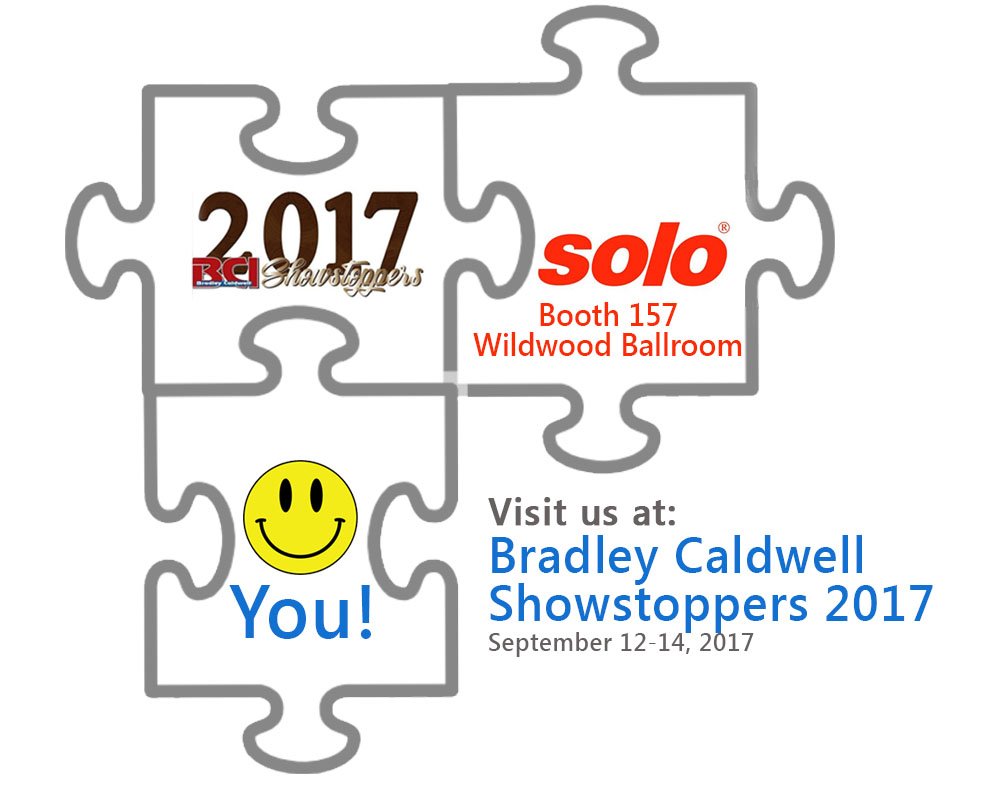 SOLO_USA_'s tweet photo. Hey if you are at #BCIShowstopper2017 please stop by and say hi!  We are at Booth 157 in the Wildwood Ballroom. #solosprayers https://t.co/c3Oi5fEqo9