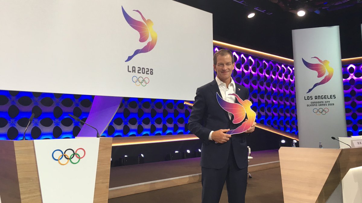 It’s official: the Olympic &amp; Paralympic Games are coming to LA in 2028! Incredibly proud of this wonderful #LA2028 team! #FollowTheSun