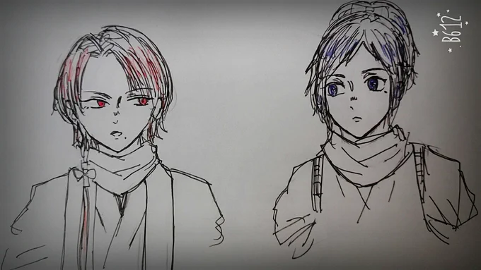 すーぐ顔が良いキャラを描きたくなってしまう(顔が良いため) 
