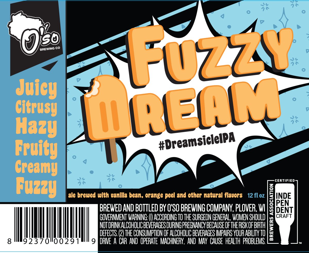 osobrewing's tweet photo. Peek at the next #fuzzyIPA from O'so. This dreamsicle will hit the market mid-October #wibeer @WSJbeerbaron @OsoBeerStache @OsoBeerLady https://t.co/3RYgmGZ9nb