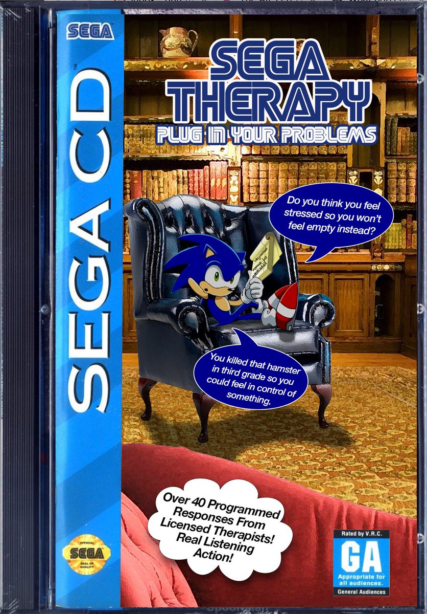 Sega CD Games on Twitter "Sega Therapy…