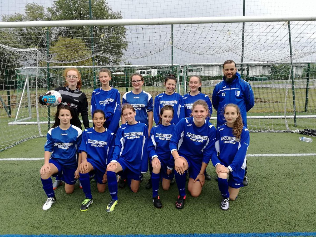FcYutz's tweet photo. Cet après-midi a eu lieu le 1er match des #filles du #fcyutz. 
La #Sectionféminine est en marche ☺⚽️💅 https://t.co/un3tXcJahT