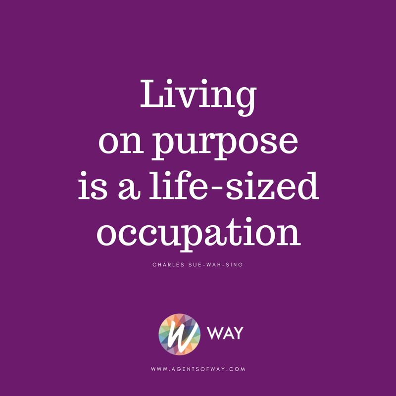 SueWahSing's tweet photo. Living on purpose is how you approach everything in life not just your career or your passions #lifeonpurpose #lifecoach #purposecoach https://t.co/0stoCL6C0n