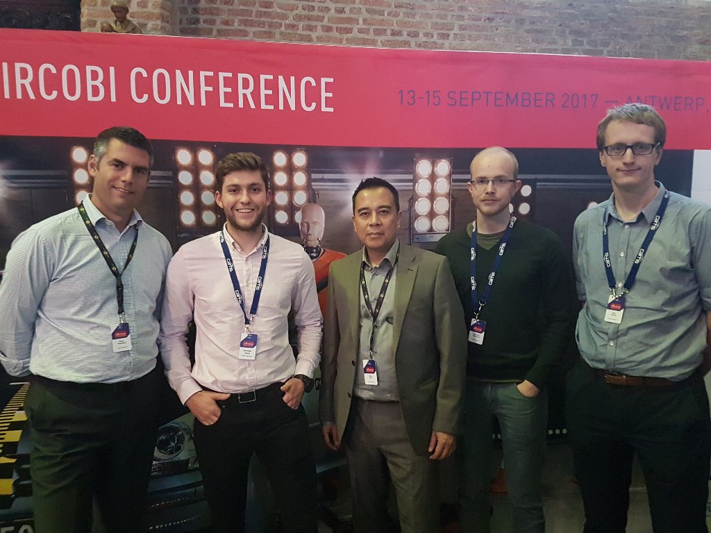 petertheobald's tweet photo. A good first day at conference #IRCOBI17. A successful team effort on the Antwerp Boris-bikes to dinner @cardiffuni https://t.co/Hqic6NZ6jE
