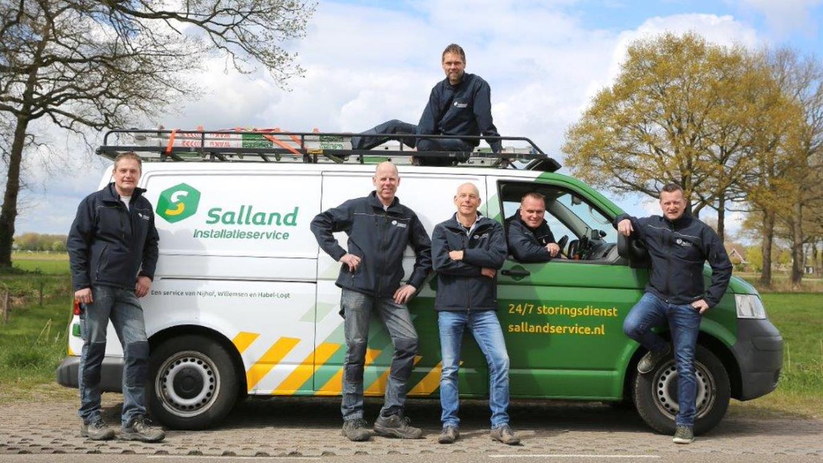Het team van <a href="/SallandService/">SallandService</a> #Salland #Installatie #service presenteert zich #Broekland bekijk ook onze site sallandservice.nl
