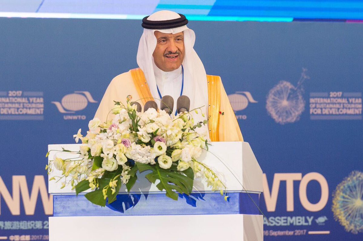 منظمة #السياحة العالمية 
تكرم الأمير #سلطان_بن_سلمان 
تقديراً لدور سموه 
في دعم وتنمية الحركة السياحية 
<a href="/SctaSa/">وزارة السياحة - معرّف قديم</a> <a href="/sauditourism/">الهيئة السعودية للسياحة</a> <a href="/UNWTO/">UN Tourism</a>