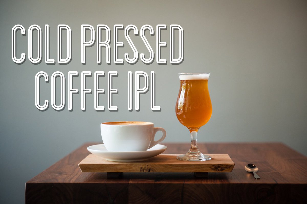 Today’s small batch is a cold-pressed coffee IPL made with coffee from our Birmingham friends at <a href="/IceboxCoffee/">Icebox Coffee</a>. #GhostTrainBrewing