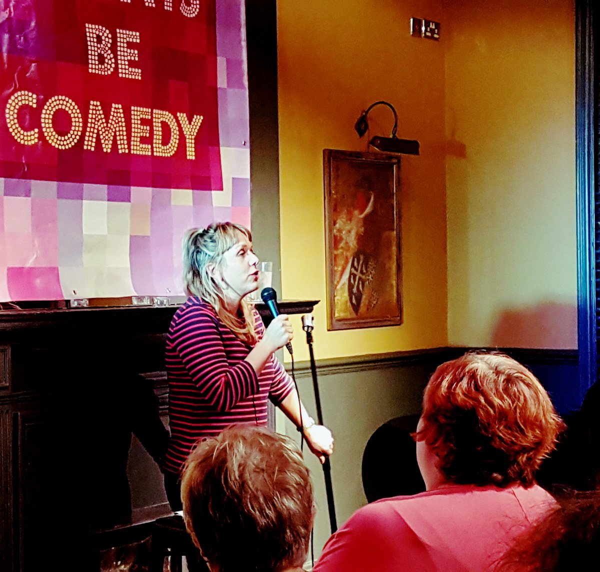 StuartKeeping's tweet photo. The amazing @KerryAGodliman previewing her tour at @alwaysbecomedy ! https://t.co/hvwG2Yup3A