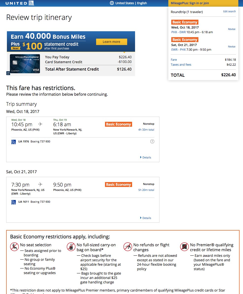 flights from phoenix az to newark nj