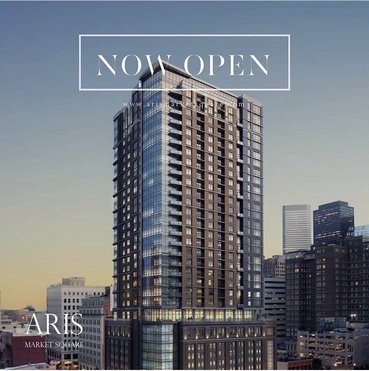 Hines's tweet photo. Be the first to move into Downtown Houston's newest luxury apartment. #ArisMarketSquare is now open and ready for move in. #Hines https://t.co/gUJhC91khS