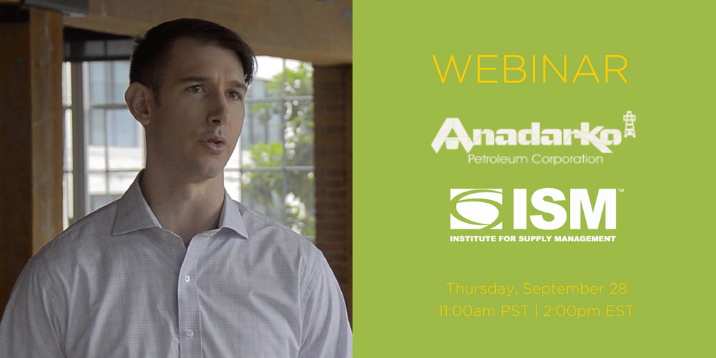 Learn how Aaron Rubinstein from Anadarko was able to effectively implement change &amp; roll out #sourcing improvements ow.ly/c7eD30f4xfb