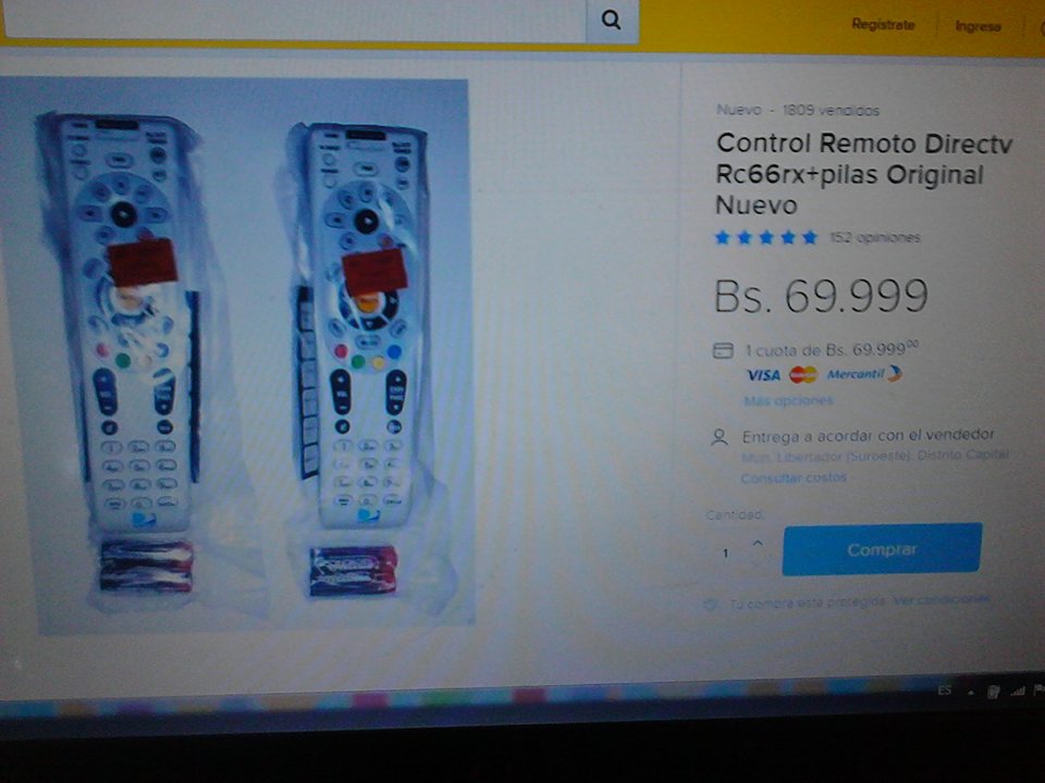 Rescue23Corresp's tweet photo. Que tal llamas a @DIRECTVServicio @DIRECTVVE para solicitar un reemplazo de control y te dicen que no tienen inventario. Pss Donde están ML https://t.co/xCVZtK1wY3
