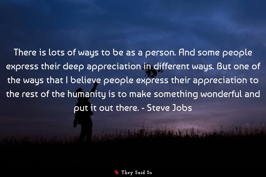 Quoteners's tweet photo. #TheySaidSo A quote by Steve Jobs https://t.co/83E4zgUu0g