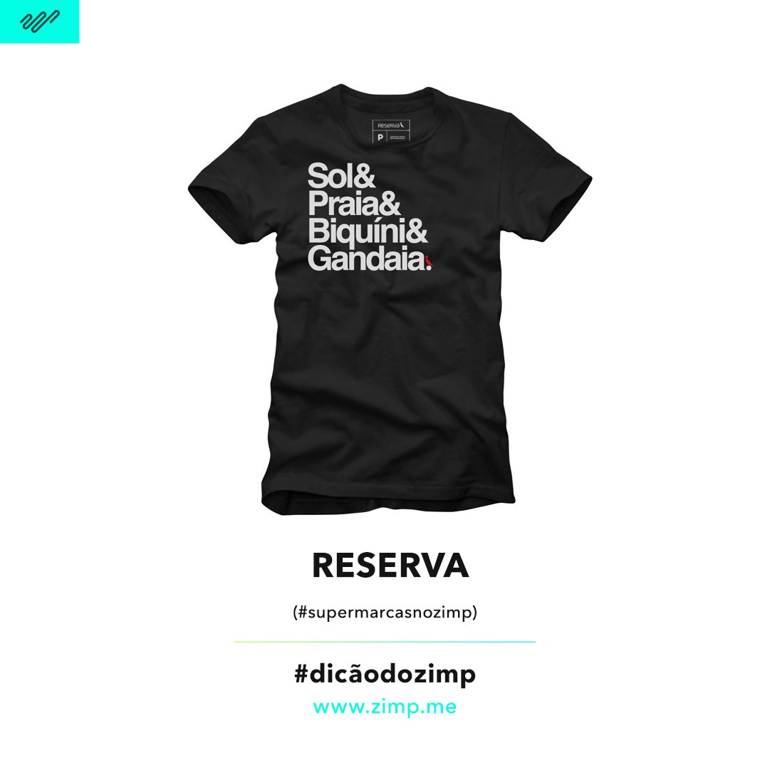 zimprecompensas's tweet photo. Hell yeah! Super marcas no Zimp. Mais uma na nossa série de postagem com #supermarcas no Zimp.Hoje vamos com Reserva https://t.co/FryB4cN9J7 https://t.co/10hRFQdDCI