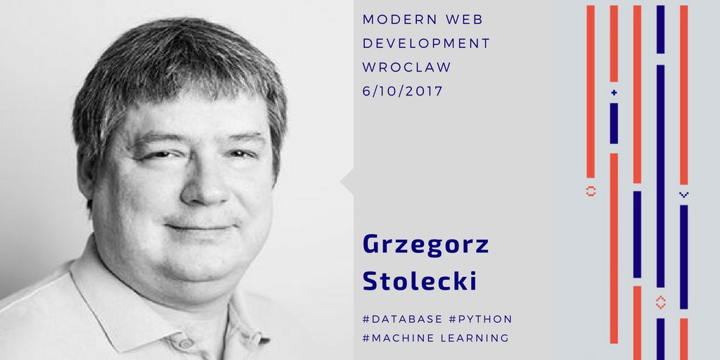 make_sense_it's tweet photo. @gstolecki ekspertem na Modern Web Development. Grzegorz będzie w obozie baz danych #mwd #Database https://t.co/LFhvak4dMN