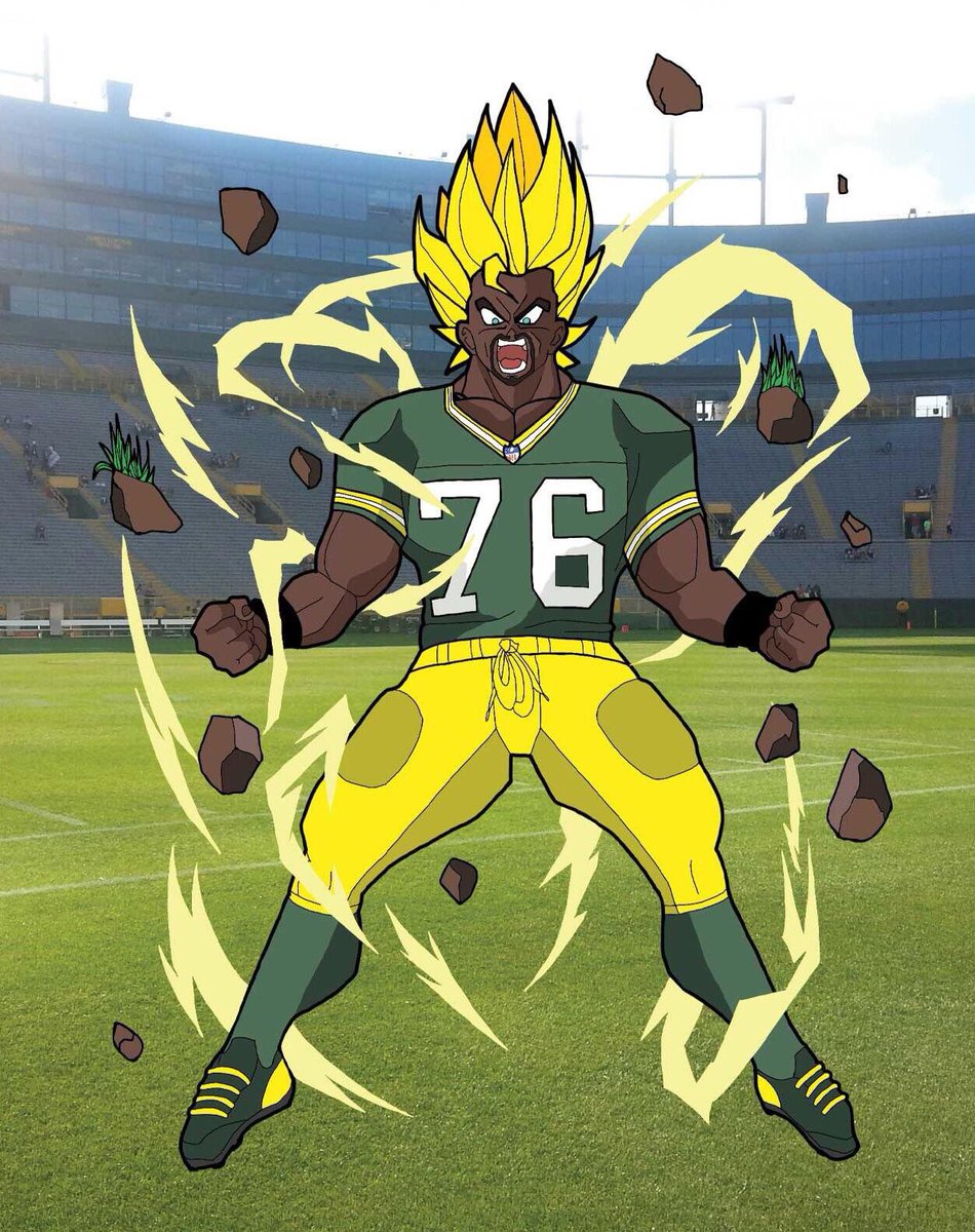 Mike_Daniels76's tweet image. Really cool work right here #SuperSaiyan #GoPackGo