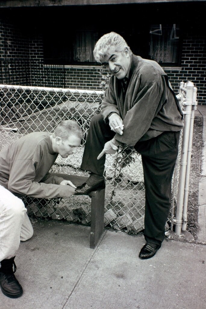 MichaelRapaport's tweet image. #FrankVincent 
One time he let me get my shinebox in 94.Great guy