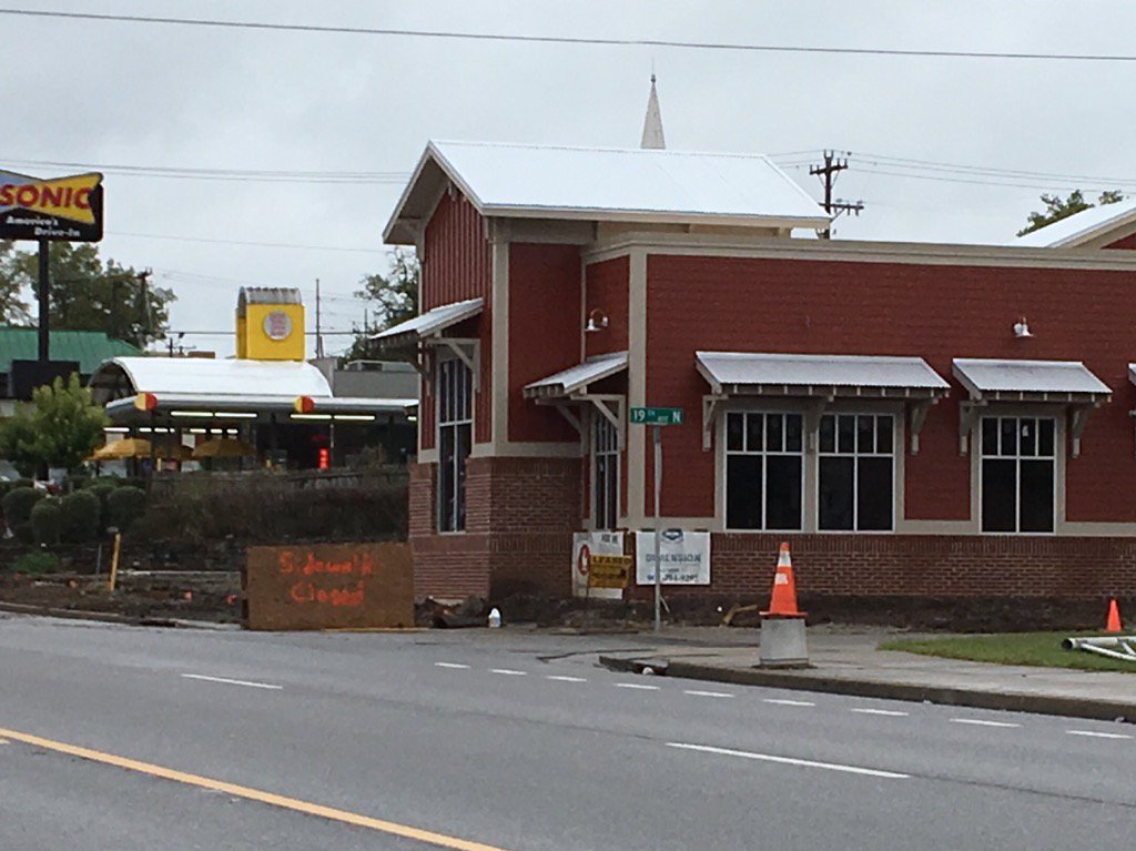 if fried food wasn't bad enough, <a href="/zaxbys/">ZAXBYS</a> closes our sidewalk on major commuter route <a href="/walkbikenash/">Walk Bike Nashville</a>, <a href="/MayorMeganBarry/">Megan C Barry</a>