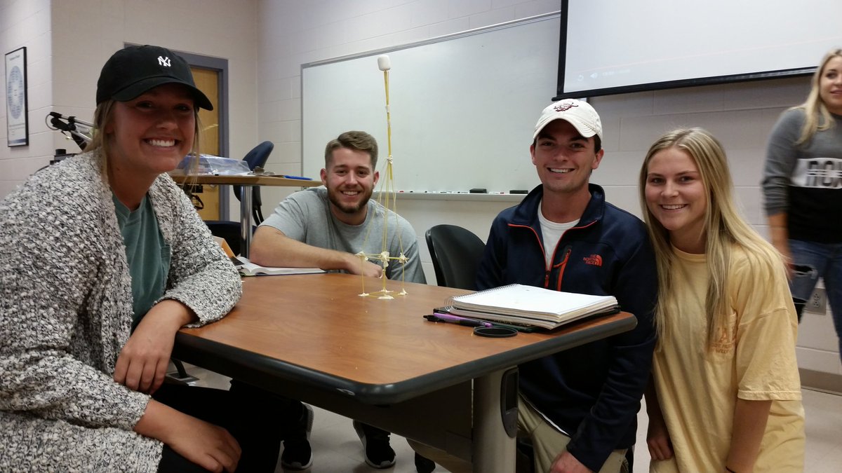 ProfessorPolin's tweet photo. And the runner up! #marshmallowchallenge https://t.co/7TO3TFZuRe