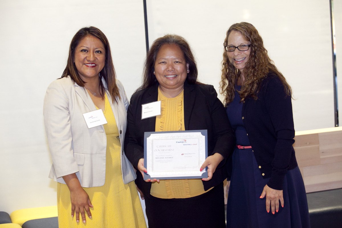 DFSWest's tweet photo. We're still celebrating our first cohort of Financial Education graduates! Thank you @CapitalOne for leading the program here in LA! https://t.co/IeMHoXKFzh