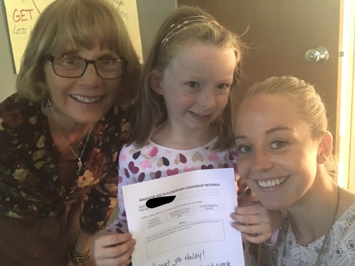 South_LEADS's tweet photo. Fourth positive referral of the day!! Amazing leadership, Haley! #madisonsouthelementary #RamPride #leaderinme #soproud #gototheoffice https://t.co/wU8kz2YWWv