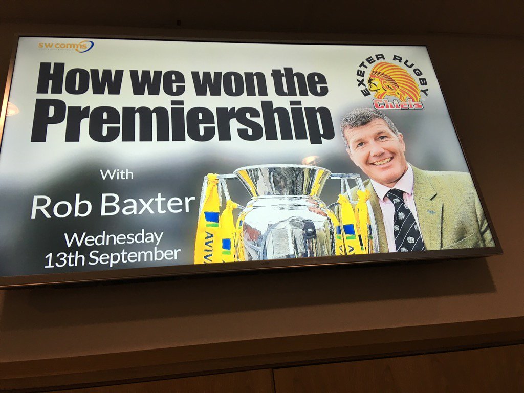 mcbeech's tweet image. Inspiring talk from the great Rob Baxter. Visionary leadership. A real joy to hear him.