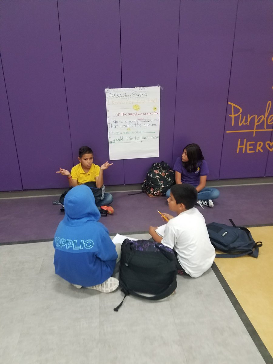 Esaldana_VDSES's tweet photo. 5th grade WIN heroes leading the discussions for lower grade WIN students in testing strategies. Highly impressive! #TeamSISD https://t.co/3fFJExM5h1