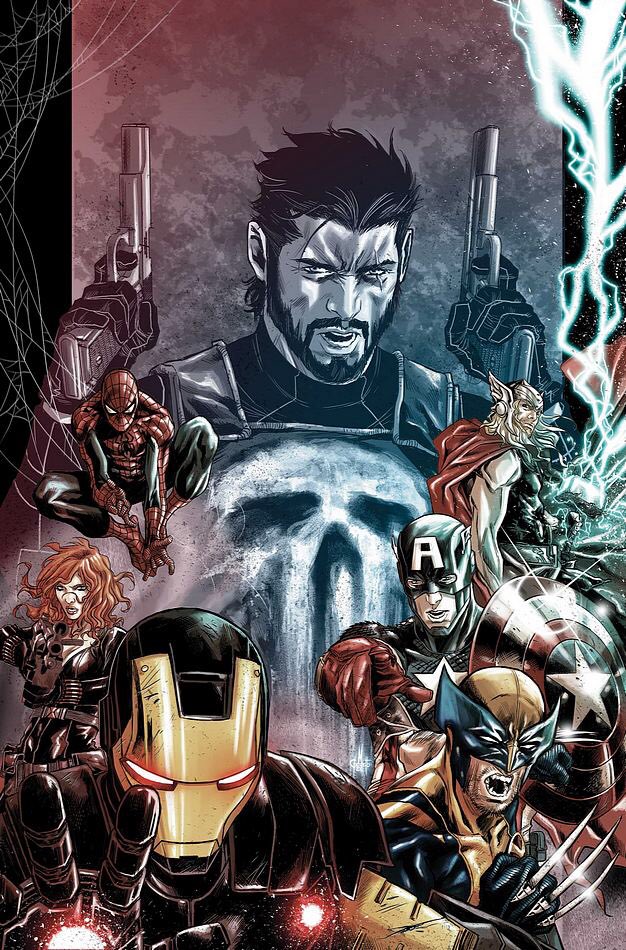 "One Batch.Two Batch.Penny and Dime"
💀Frank Castle
💀The Punisher
💀Ships with Elektra or anyone with Chemistry 
💀 Crossovers Welcomed
☠️ RT