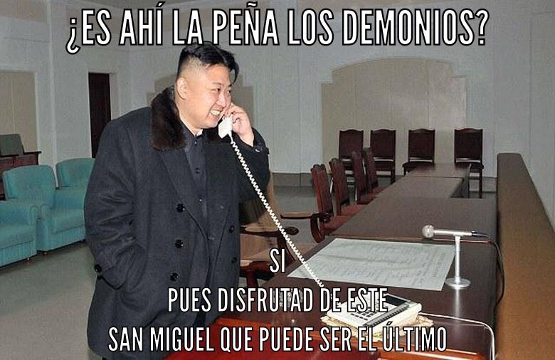 Losdemonios1's tweet photo. Id cogiendo fuerzas que San Miguel está a la vuelta de la esquina.
#vivaGuisando
#vivaSanMiguel
Los demonios no descansan.. cogen fuerza!! https://t.co/jlpLwkE1OS