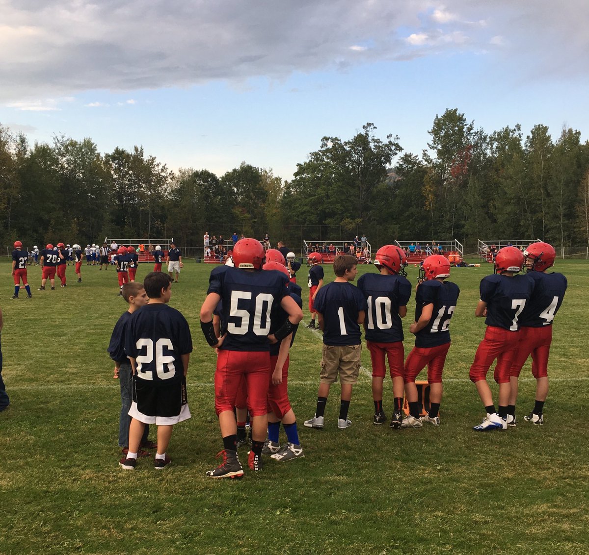 devildog9599's tweet image. My son #50 8th grader.There first game of the season great job boys 1-0