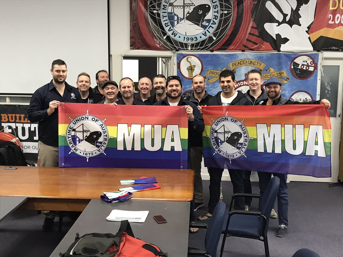 Flinders Adelaide Container Terminal Union Committee support #MarriageEquality #VoteYes @MaritimeUnionAU @WorkandFamily @auspol