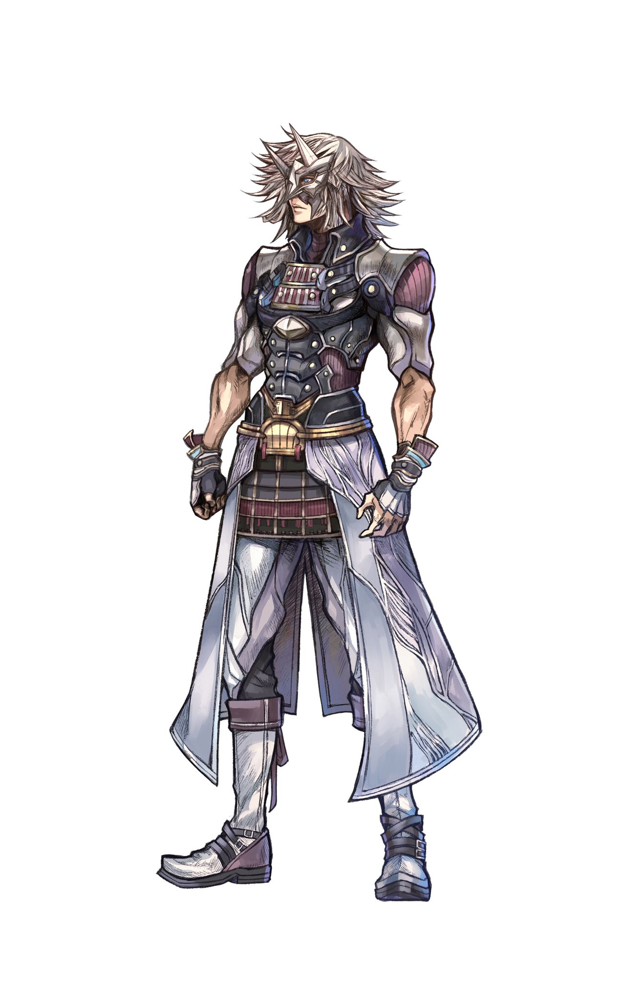 威名のソルジャー、セフィロス　ボーダーレス　野村哲也先生イラスト MTG 威名のソルジャー セフィロス ボーダーレス foil 日本語