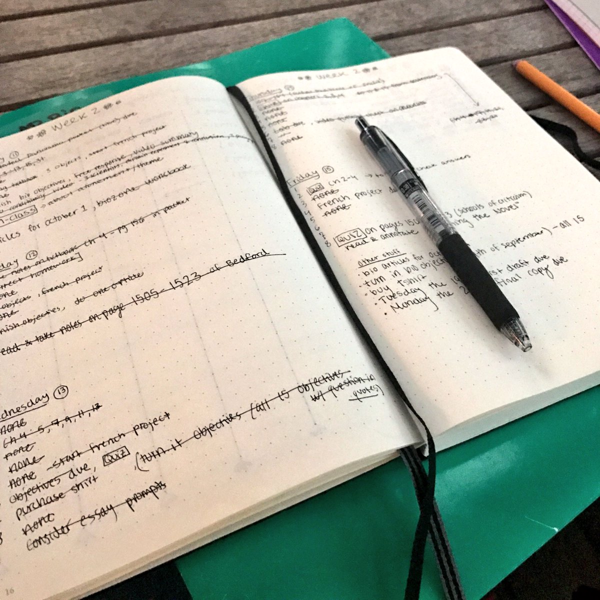 bulletjournals's tweet photo. evening homework with my #bulletjournal #katstudies it's only been a few days yet i'm already so tired every day https://t.co/omG27HCxp1