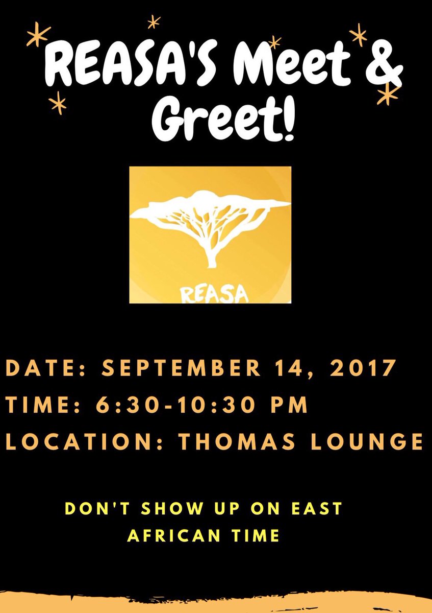 TOMORROW NIGHT, 6:30PM Thomas Lounge💥💥💥