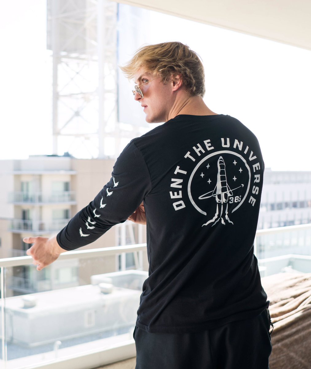 Logan on Twitter: Logang, you get your limited edition #DentTheUniverse shirt yet? You got about 30 hours 😉 GO GO! https://t.co/RUoHdnXrh9 https://t.co/nqaswhQQV7"