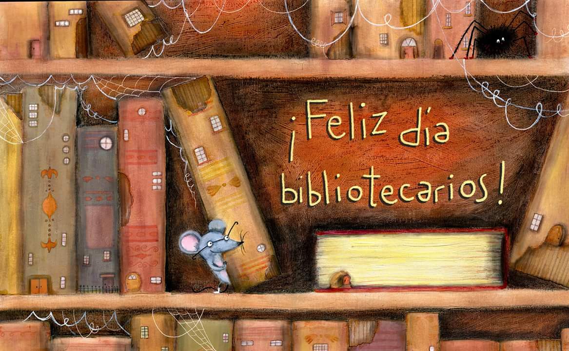 Feliz día bibliotecarios.
Ilus <a href="/Calderailustra/">Marcela Calderón</a>
